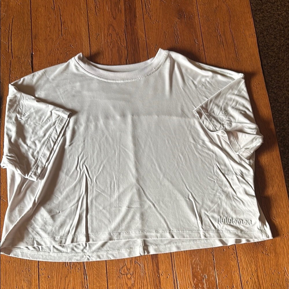 Lululemon Light Pink/White T-Shirt